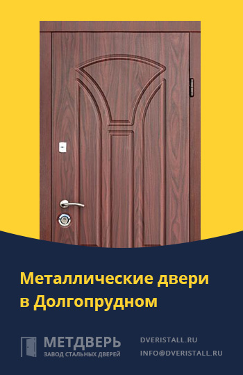 Металические двери в Долгопрудном от компании «Метдверь»